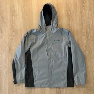 Mens M Columbia Omni-Tech Rain Coat/Windbreaker
